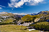 Parco Naturale Fanes-Senes-Braies. La traversata da San Vigilio di Marebbe al lago di Braies, 
La discesa verso il Lago di Braies. 